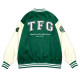 【預購至10/18，11/23陸續出貨】TFG美式經典棒球外套_北一綠