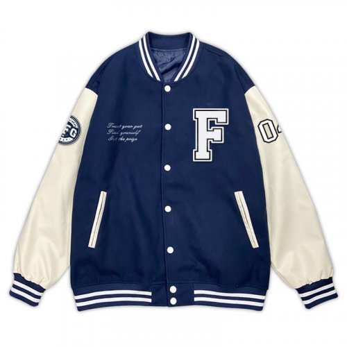 【1/30陸續出貨】TFG美式經典棒球外套_靜謐藍 【1/30陸續出貨】TFG美式經典棒球外套_靜謐藍