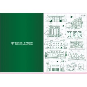 【1/7陸續出貨】TFG校園插畫L型資料夾(A4)