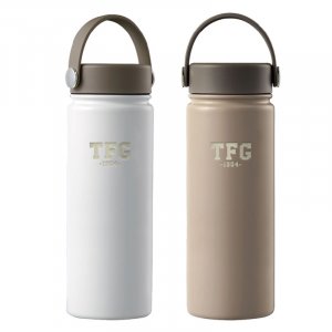 【1/7陸續出貨】TFG大地色系手提陶瓷保溫杯550mL_奶油白/可可牛奶