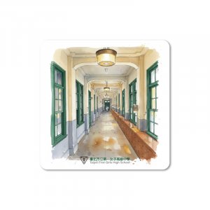 【1/7陸續出貨】北一女回憶廊道陶瓷吸水杯墊