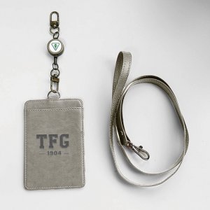 【1/30陸續出貨】TFG皮革雙層證件套(含伸縮扣)_水泥灰