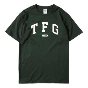 TFG經典款美式純棉短T_北一綠
