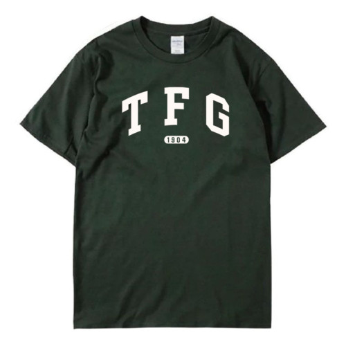 TFG經典款美式純棉短T_北一綠
