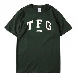 【1/7陸續出貨】TFG經典款美式純棉短T_北一綠