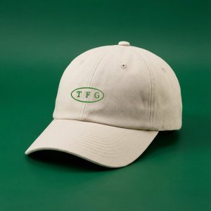 【2/10陸續出貨】TFG電繡簡約風老帽_米白